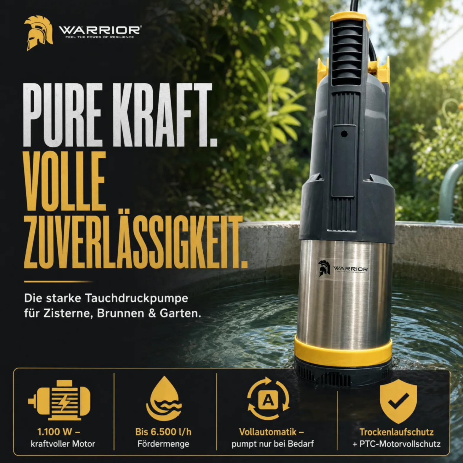 WARRIOR TITAN-PRO ULTRA – Pure Kraft. Volle Zuverlässigkeit.