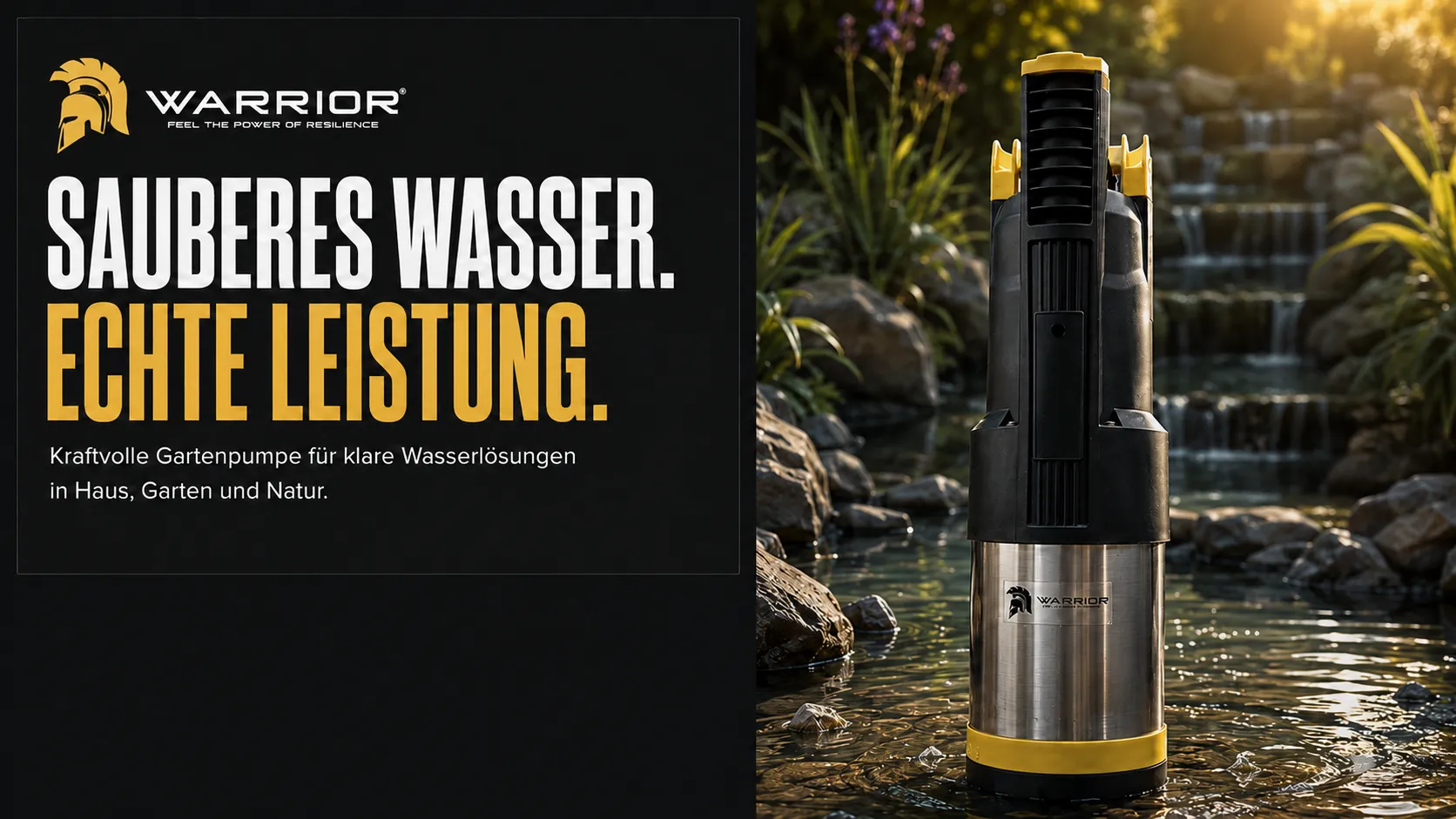 WARRIOR TITAN-PRO ULTRA – Sauberes Wasser. Echte Leistung.
